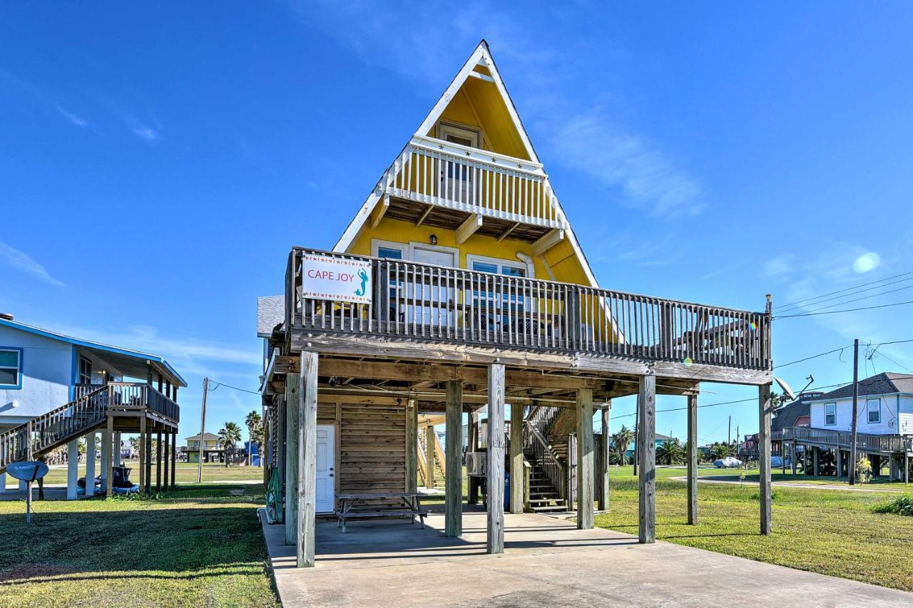 A-Frame Home With Deck - 2 Blocks To Surfside Beach! Екстер'єр фото